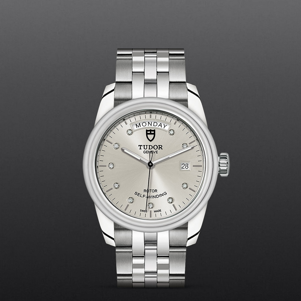 tudor TUDOR Glamour Date+Day M56000-0006 ราคา ที่นำสว่าง thailand bangkok