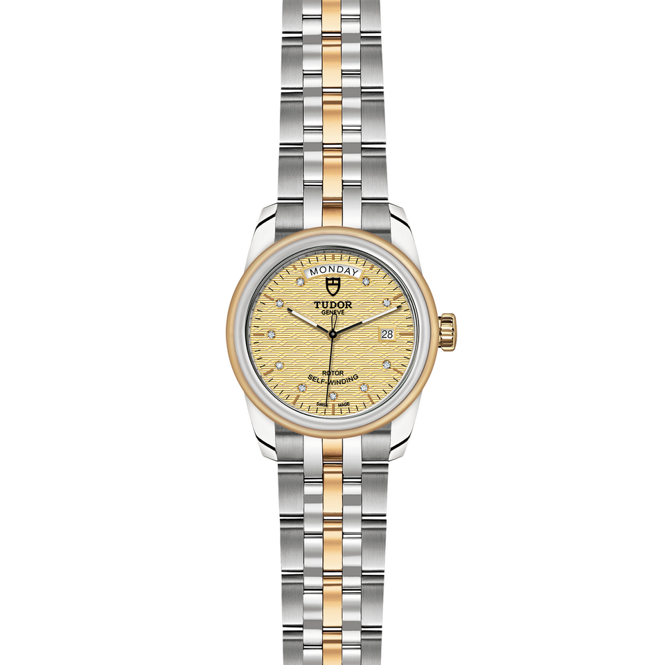 Tudor Glamour Date+Day M56003-0004